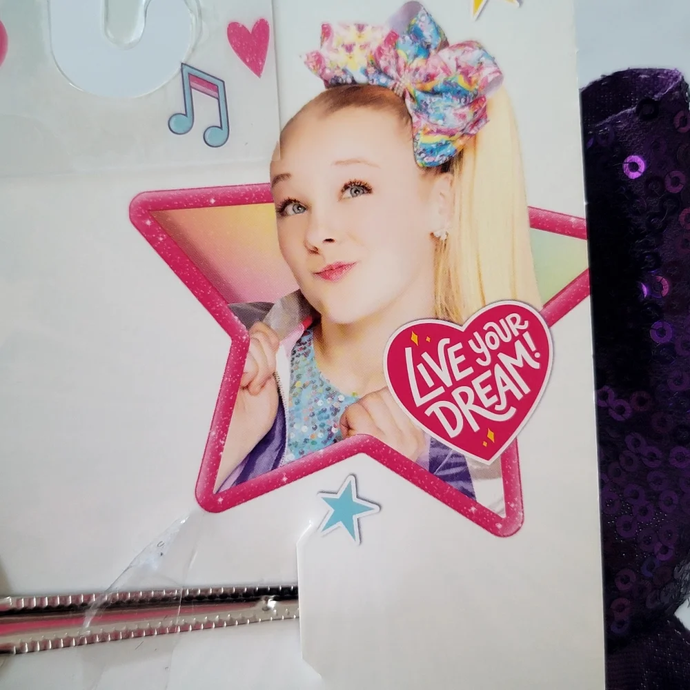 New JOJO SIWA Witch Hat Hair Clip Sequin Bow Halloween